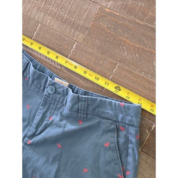 Magellan Happy Camper Lobster Print Shorts Women’s Size 8 Coastal Summer Preppy - Picture 6 of 10